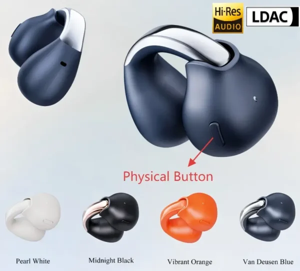 Premium Open-Ear Wireless Earbuds – Bluetooth 5.4 High-Fidelity Audio with Customizable Branding